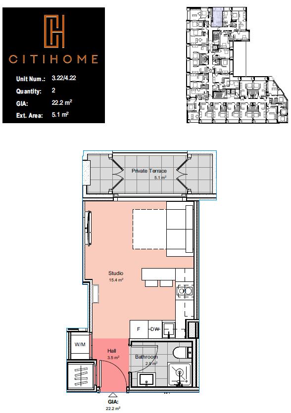 Image of Apartment - 1 Bathrooms for Rental in CitiHome-Gibraltar, Image 7